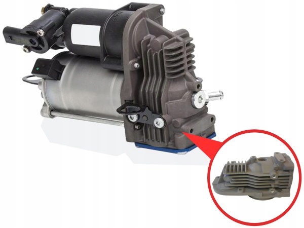 GLOWICA-KOMPRESOR-AMK-DO-MERCEDES-W221-W216-CL-05-Waga-produktu-z-opakowaniem-jednostkowym-3-kg Цилиндр компрессора пневмоподвески АМК